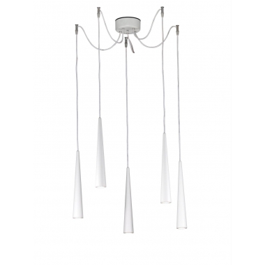 SOPENSIONE METALLO LACCATO 5 LUCI - ROSSINI ILLUMINAZIONE COR003B product photo Photo 01 3XL