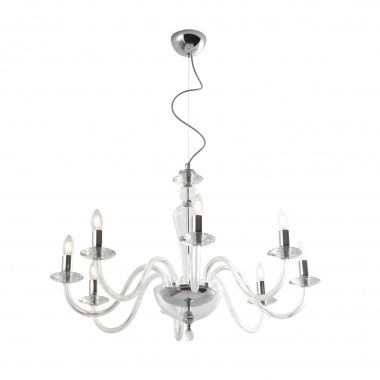 SOSP. 8 LUCI IN VETRO TRASPARTENTE - ROSSINI ILLUMINAZIONE CRI001CRI product photo Photo 01 3XL