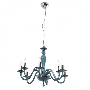 SOSP. 8 LUCI IN VETRO OTTANIO - ROSSINI ILLUMINAZIONE CRI001OTN product photo Photo 01 3XL