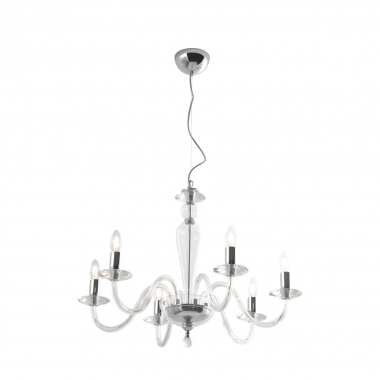 SOSP. 6 LUCI IN VETRO TRASPARTENTE - ROSSINI ILLUMINAZIONE CRI002CRI product photo Photo 01 3XL