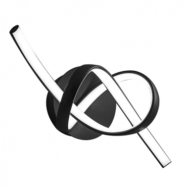 APPLIQUE LED 12W 3K NERO - ROSSINI ILLUMINAZIONE CUV001N product photo Photo 01 3XL