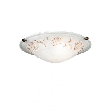 PLAFONIERA VETRO SCAVO CON DECORO - ROSSINI ILLUMINAZIONE FEN005 product photo Photo 01 3XL