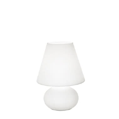 LAMPADA DA TAVOLO VETRO BIANCO LATT - ROSSINI ILLUMINAZIONE P.10850-30 product photo Photo 01 3XL