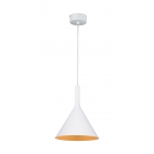 SOSPENSIONE E27 BIANCO ORO SATINATO - ROSSINI ILLUMINAZIONE ASI001BOS product photo