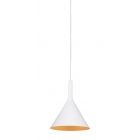 SOSPENSIONE E27 BIANCO ORO SATINATO - ROSSINI ILLUMINAZIONE ASI002BOS - ROSSINI ILLUMINAZIONE ASI002BOS product photo