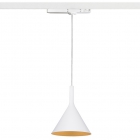 SOSP.E14 PER B.MONOFASE BIANCO ORO - ROSSINI ILLUMINAZIONE ASI104BOS product photo