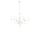 LAMPADARIO METALLO BIANCO 6 LUCI - ROSSINI ILLUMINAZIONE BOL001 product photo