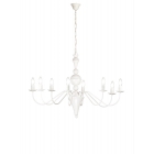 LAMPADARIO METALLO BIANCO 8 LUCI - ROSSINI ILLUMINAZIONE BOL002 product photo