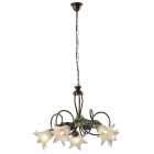SOSPENSIONE MARRONE 5 LUCI - ROSSINI ILLUMINAZIONE CIL102MA product photo