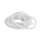 CAVO TRECCIA BIANCO MATASSA 10 MT. - ROSSINI ILLUMINAZIONE C.5-375-10-B product photo