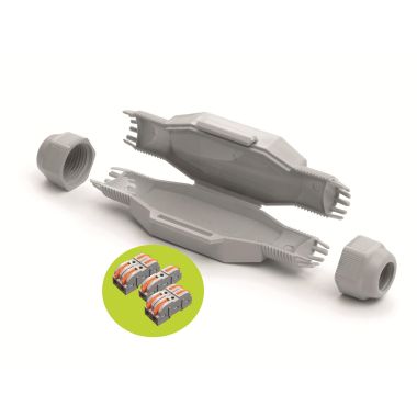 GIUNTO IN LINEA IP68/69 EXTRA-COMPATTO PRERIEMPITO IN GEL BETTY EASY (CF 1 PZ) - RAYTECH BETTY-EASY product photo Photo 02 3XL