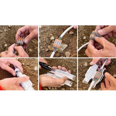 GIUNTO IN LINEA IP68/69 EXTRA-COMPATTO PRERIEMPITO IN GEL - RAYTECH DINO-EASY product photo Photo 02 3XL