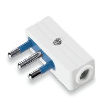 AZZURRA SPINA EXTRAPIATTA 2P+T 16A BIANCO - SCAME PARRE 1044070 - SCAME PARRE 1044070 product photo