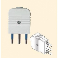 PRESA CON USCITA ASSIALE 2 POLI +TERRA 10/16A BIANCA - SCAME PARRE 1105013 product photo