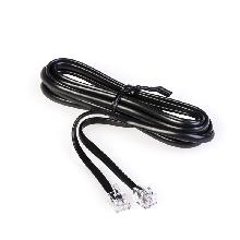 CORDONE TELEFONICO PLUG/PLUG 2MT NERO - SCAME PARRE 180724 - SCAME PARRE 180724 product photo