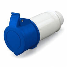 PRESA VOLANTE 2 POLI + TERRA 16A 6H 250V IP44 SF EUREKA - SCAME PARRE 3111643SF product photo