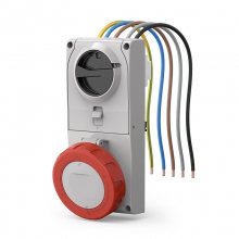 PRESA INCASSO PROXIMA C/FUS.3P+N 16A 6H 346-415V 60HZ - 50HZ 103X230MM MORSETTI A VITE - SCAME PARRE 4081687 product photo