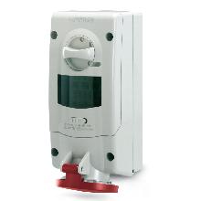 Presa Interbloccata da Parete 3P+N 16A 6H, IP44 con Fuse, Rosso - SCAME PARRE 5621687 product photo