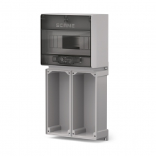 BASE + CENTRALINO X 2 PRESE 16/32A SUPPORTO MODULARE IP65 - SCAME PARRE 5735121 product photo
