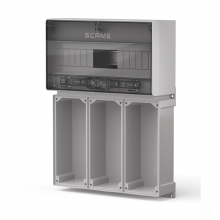 BASE + CENTRALINO X 3 PRESE 16/32A SUPPORTO MODULARE IP65 - SCAME PARRE 5735131 product photo