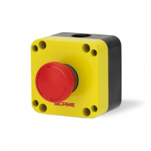 CONTENITORE COMPLETO PULSANTE DI EMERGENZA ROTAZIONE - SCAME PARRE 590PR01R4N product photo