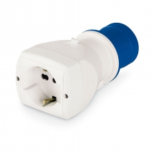 ADATTATATORE SEMPLICE IEC309 DOMESTICO ITALIANA PLURIST. - SCAME PARRE 610371 product photo