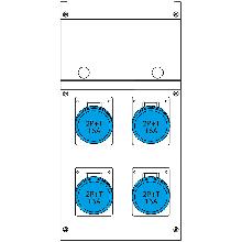 QUADRO C/4 PR.2P+T 16A 250V C/MTD+CAVO IP66 - SCAME PARRE 6304506012 - SCAME PARRE 6304506012 product photo