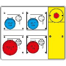 MBOX2 morsett.+emergenza  pr. s/fusibili - SCAME PARRE 6567924253 product photo