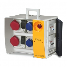 QUADRO DI DISTRIBUZIONE ASC MBOX2 MORSETTIERA+EMERGENZA  PRESA C/FUSIBILI IP65 - SCAME PARRE 6565924109 product photo