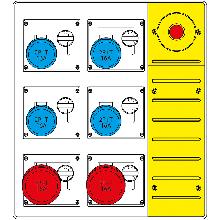 Mbox3 morsett.+emergenza pr. s/fusibili - SCAME PARRE 6578936067 product photo