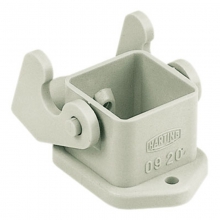 CUSTODIA FISSA 3P PLASTICA BASE PASSANTE DIRITTA - SCAME PARRE 9200030320 product photo