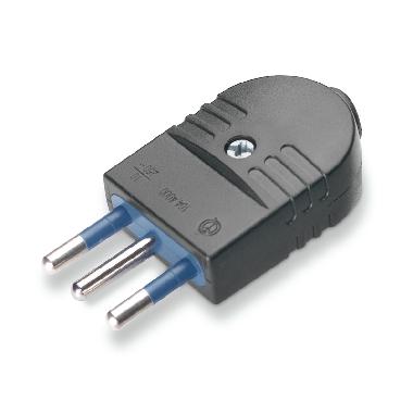 AZZURRA SPINA 2P+T 10A NERO - SCAME PARRE 1044001N - SCAME PARRE 1044001N product photo Photo 01 3XL