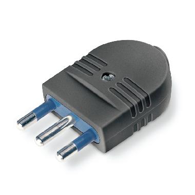 AZZURRA SPINA 2P+T 16A NERO - SCAME PARRE 1044003N - SCAME PARRE 1044003N product photo Photo 01 3XL