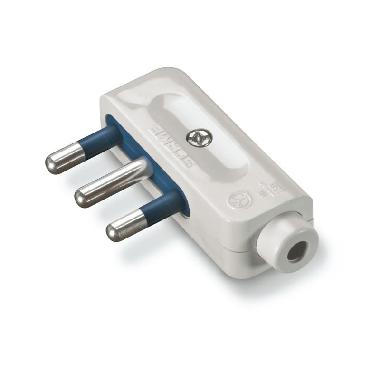 SPINA EXTRAPIATTA USC.ANGOL.2P+T 16A BIANCO - SCAME PARRE 11670 - SCAME PARRE 11670 product photo Photo 01 3XL