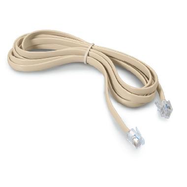 CORDONE TELEFONICO PLUG/PLUG 2MT AVORIO - SCAME PARRE 180725 - SCAME PARRE 180725 product photo Photo 01 3XL