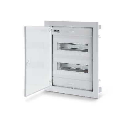 CENTRALINO FILO MURO 2FILE 24DIN 1MORS. - SCAME PARRE 67720241 product photo Photo 01 3XL