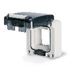 CALOTTA VUOTA IP66 2 MODULI PROTECTA - SCAME PARRE 137002 - SCAME PARRE 137002 product photo