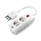 NULTIPR.SP 2P+T 16A/4PR.2P+T BIP+3PR UNEL C/C ROS - SCAME PARRE 16520411R - SCAME PARRE 16520411R product photo