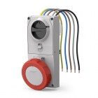 PRESA INCASSO PROXIMA C/FUS.3P+N 32A  6H - 346-415V 60HZ - 50HZ 103X230MM MORSETTI A VITE - SCAME PARRE 4083287 product photo