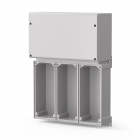 BASE + DERIVAZIONE X 3 PRESE 16/32A SUPPORTO MODULARE IP66 - SCAME PARRE 5735130 product photo