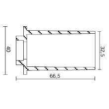 EYES BASE B CASSAFORMA X INCASSO - SIDE ILLUMINAZIONE 186/3 - SIDE ILLUMINAZIONE 186/3 product photo