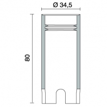 CASSAFORMA DA INTERRARE EYES - SIDE ILLUMINAZIONE 186/7 product photo