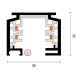 BINARIO TRIFASE L.3MT SITRACK 230V BIANCO - SIDE ILLUMINAZIONE 25301 product photo Photo 03 2XS