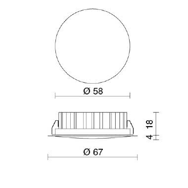 INC.LED COB H=18 CRSAT. - SIDE ILLUMINAZIONE 0025COB - SIDE ILLUMINAZIONE 0025COB product photo Photo 03 3XL