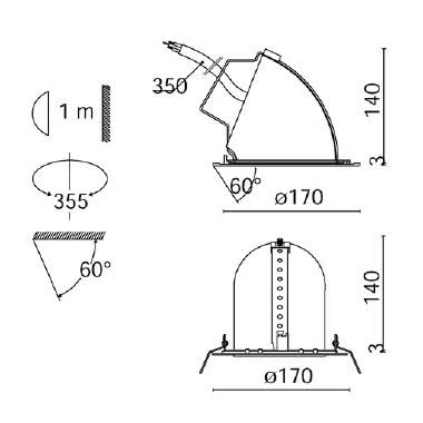 TOR15 COVER LED 34W 2700LM 840 BI - SIDE ILLUMINAZIONE 2929/LBN/40 - SIDE ILLUMINAZIONE 2929/LBN/40 product photo Photo 03 3XL