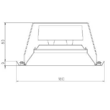 NET15 BASIC 25W 2000 LUM.4000K  BI - SIDE ILLUMINAZIONE 57400/LBN - SIDE ILLUMINAZIONE 57400/LBN product photo Photo 03 3XL
