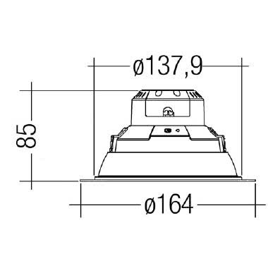 LOOP XL 23W 4000K 2000LM   BI - SIDE ILLUMINAZIONE 57406/LBN - SIDE ILLUMINAZIONE 57406/LBN product photo Photo 03 3XL