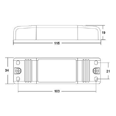 ALIM.LED 15W 350MA V44DC MAX - SIDE ILLUMINAZIONE 644759/1 - SIDE ILLUMINAZIONE 644759/1 product photo Photo 03 3XL