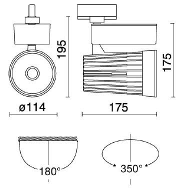 LUXOR XL 37W 3500LM 830  GA - SIDE ILLUMINAZIONE 67778/LBC/60 - SIDE ILLUMINAZIONE 67778/LBC/60 product photo Photo 03 3XL