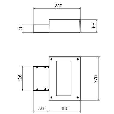 PLAFONIERA SOLARIS MCL 44W 600MA 840 BR - SIDE ILLUMINAZIONE 67950/LBN product photo Photo 03 3XL
